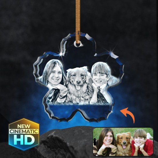 2D Crystal Flower Ornament main product photo