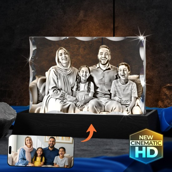 3D Notched Crystal Wide main product photo