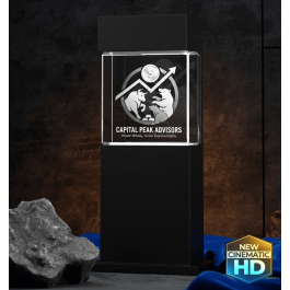 3D Crystal Pedestal Award