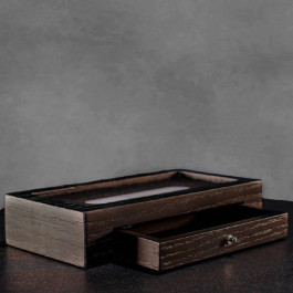 Wooden Light Base with Keepsake Drawer
