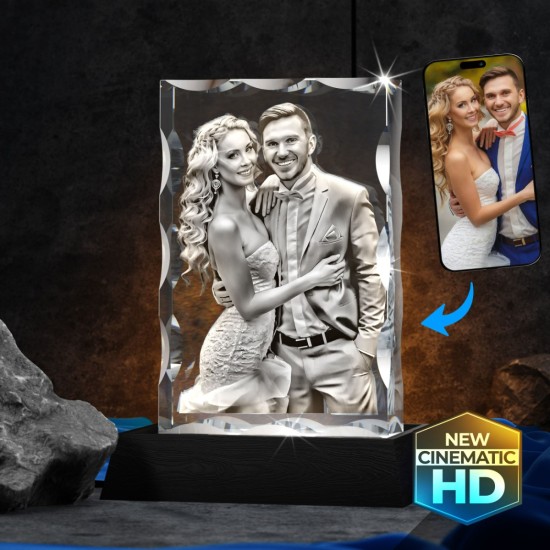 3D Notched Crystal Tall