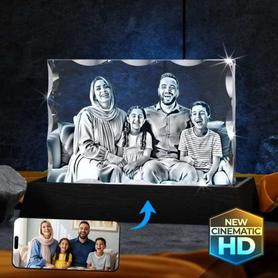 3D Notched Crystal Wide