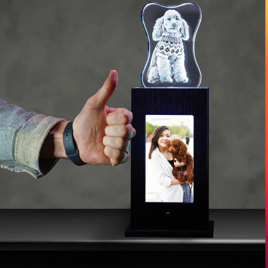 Digital Display with Dog Bone Crystal