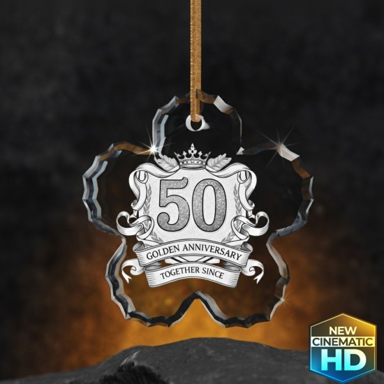 2D Crystal Flower Ornament Award