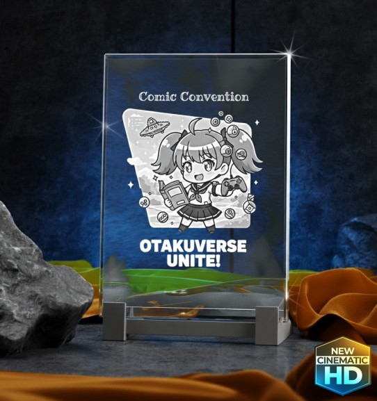 2D Medium Plaque Vertical Award