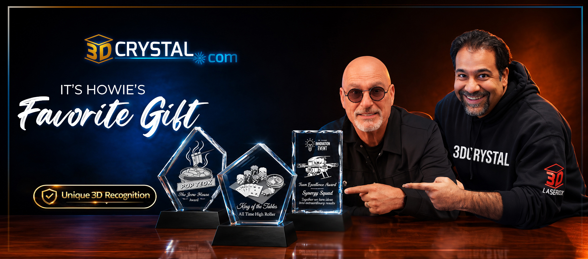 UNIQUE 3D CRYSTAL AWARDS NOW IN HD
