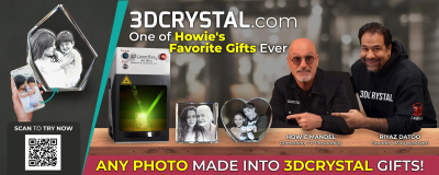 From Spam to Spotlight: Howie Mandel, famous AGT Judge, Becomes 3DCrystal.com’s Biggest Fan