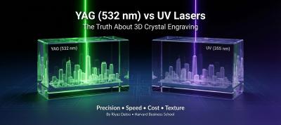 Green Beam vs UV Lasers for 3D Crystal Engraving.