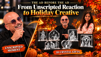 The Ad Before the Ad: How an Unscripted Howie Mandel Reaction Became 3DCrystal.com’s Holiday Creative