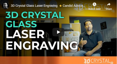 3D Crystal Glass Laser Engraving ⭐Candid Advice⭐