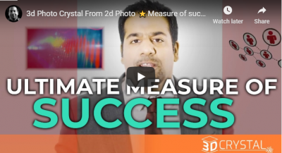 3d Photo Crystal From 2d Photo ⭐Measure of success⭐