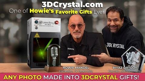Howie Mandel (America’s Got Talent Judge) Reacts to His 3D Crystal Gift