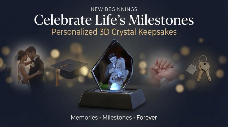 How Personalized 3D Crystal Gifts Celebrate Life’s New Beginnings