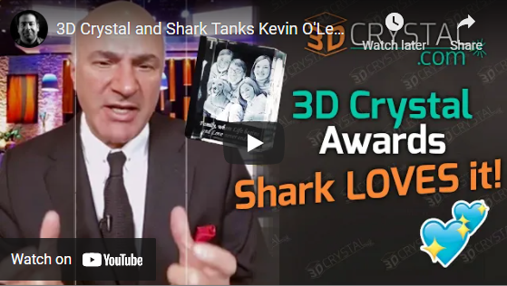 Shark Kevin O'Leary weighs in on 3DCrystal.com