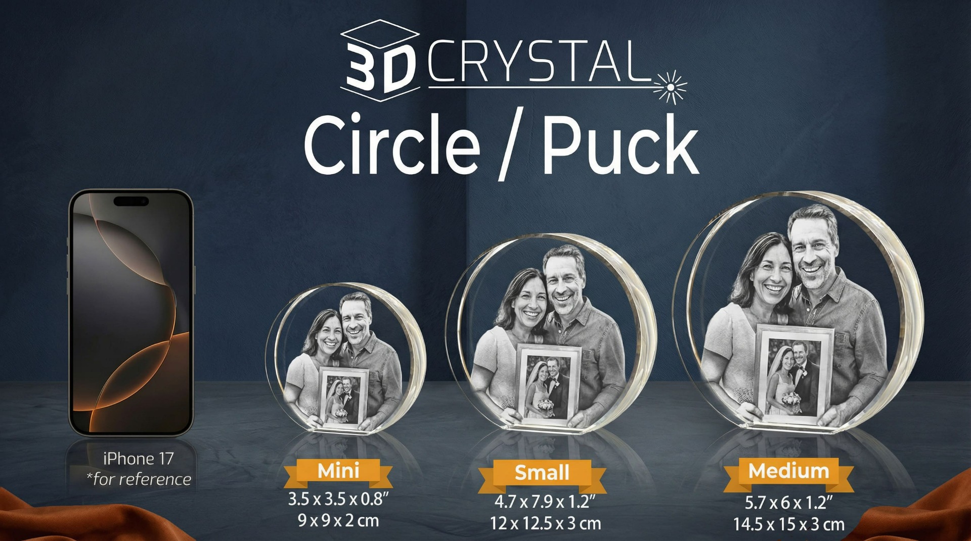 3d Crystal Circle Size Chart