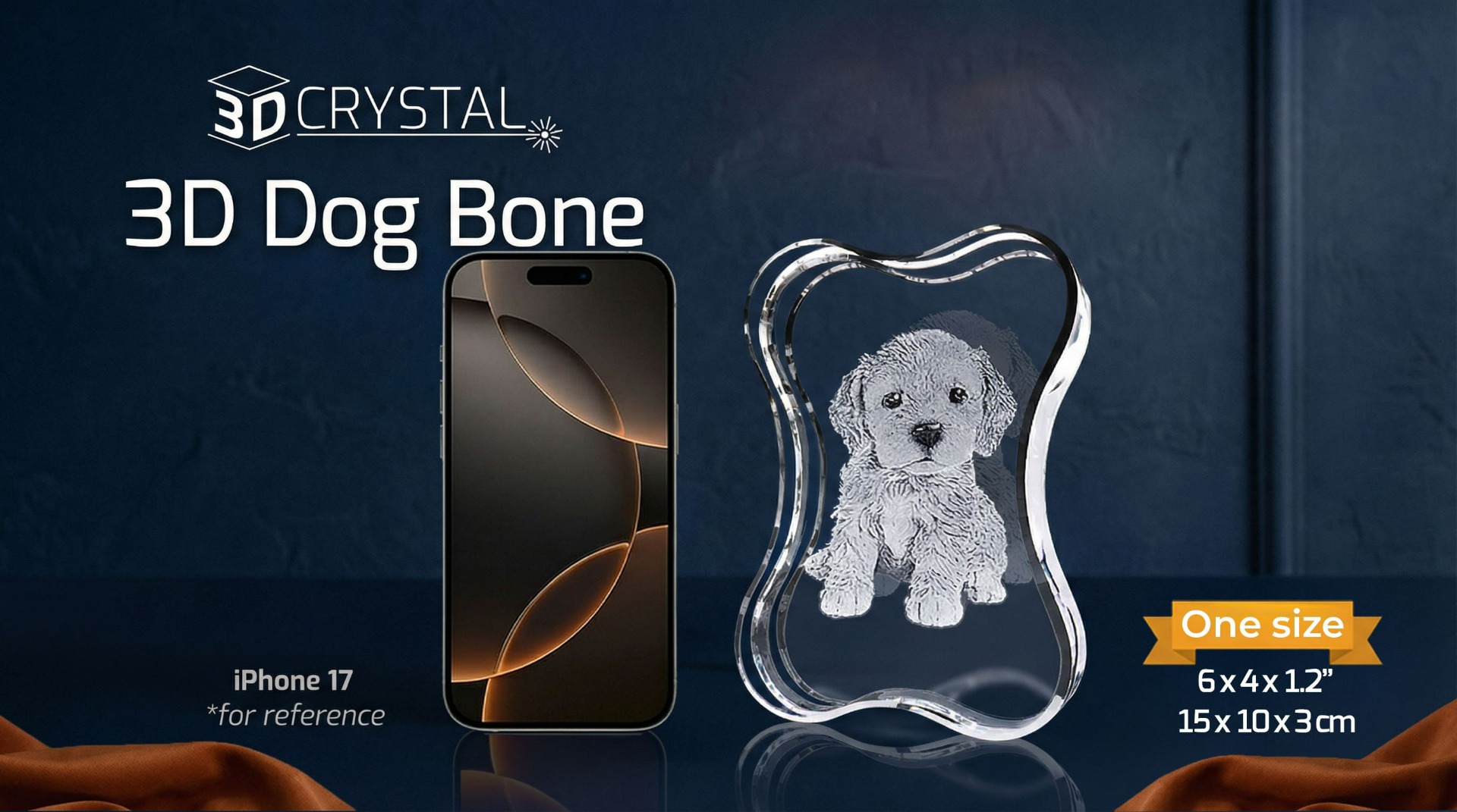 3d Crystal Bone Size Chart