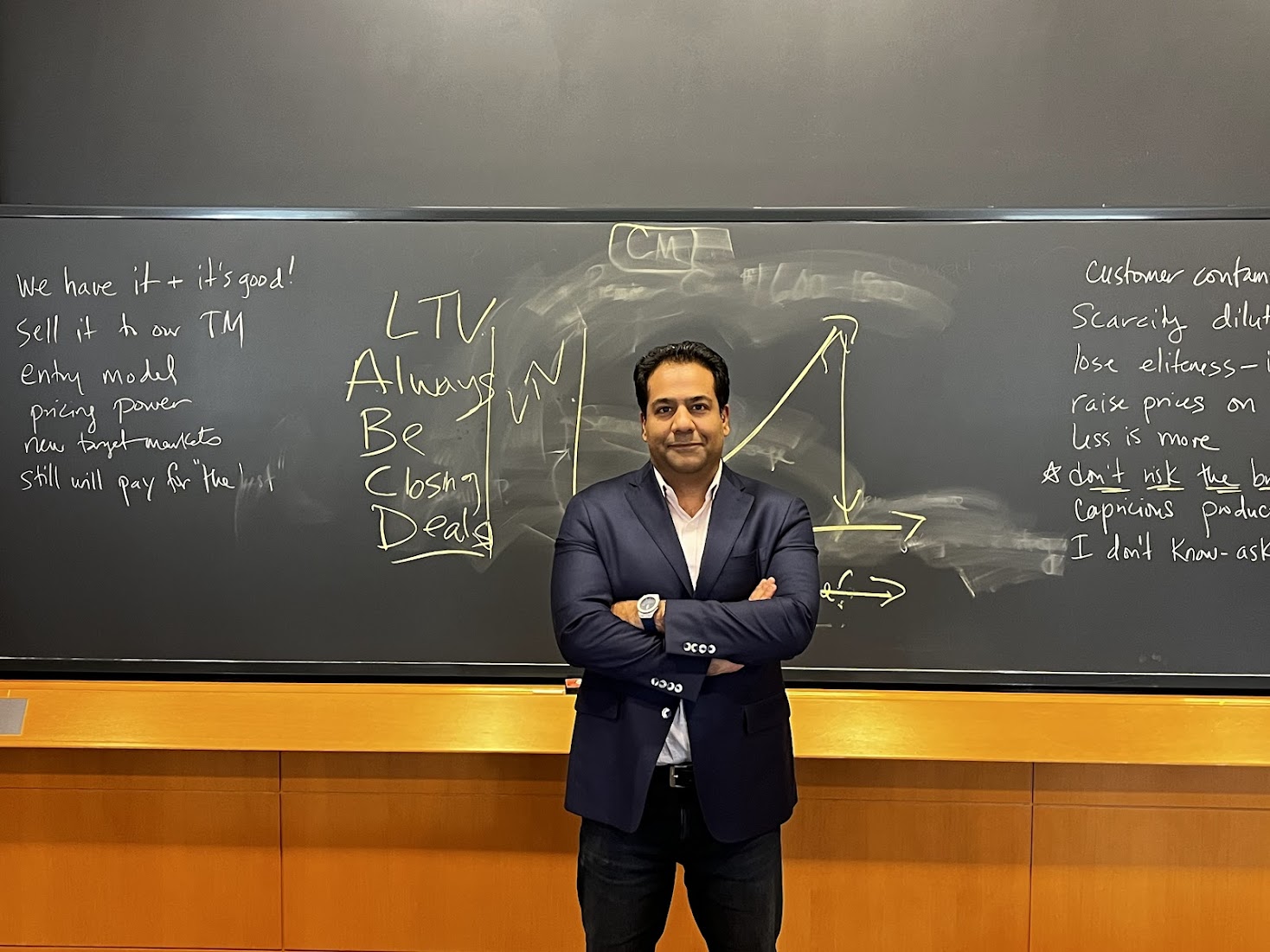 Riyaz Datoo speaking at Harvard